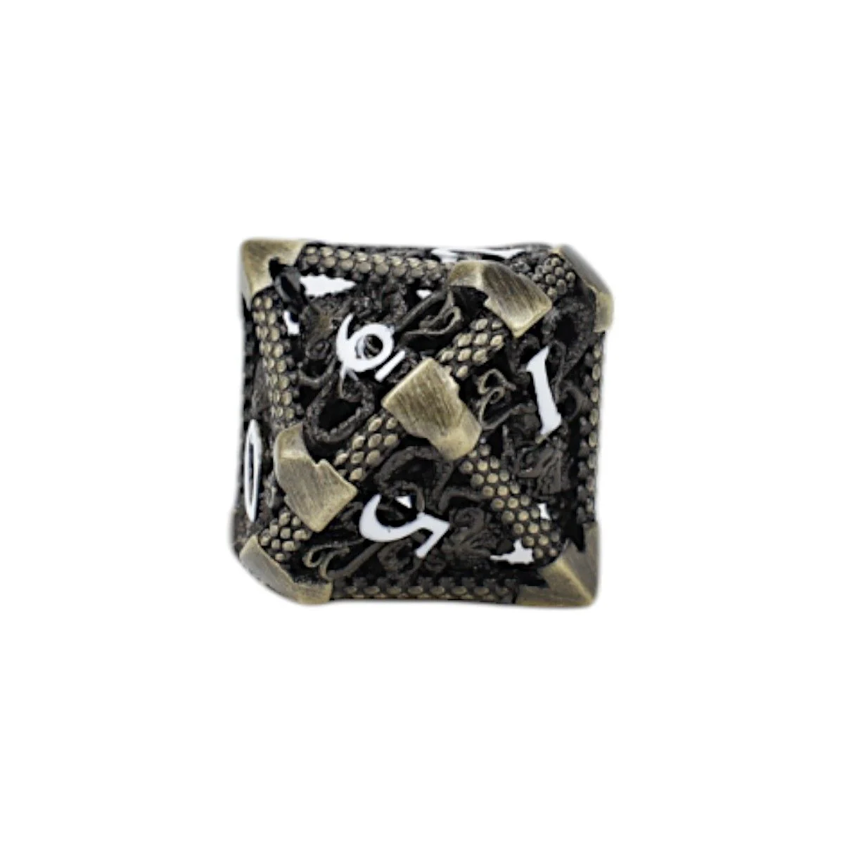 Strange Aeon Dice Set Tarnished Gold - Image 5