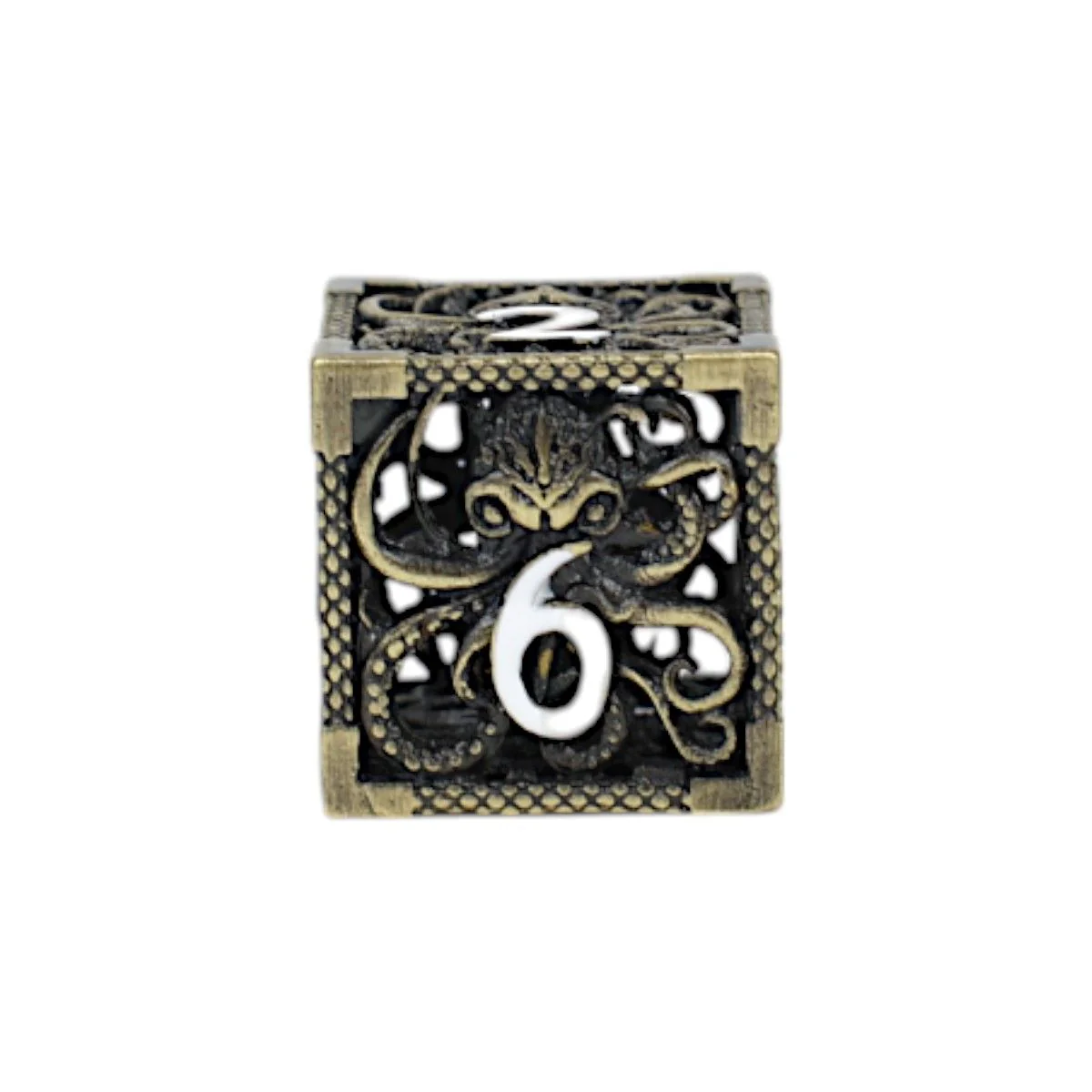 Strange Aeon Dice Set Tarnished Gold - Image 7