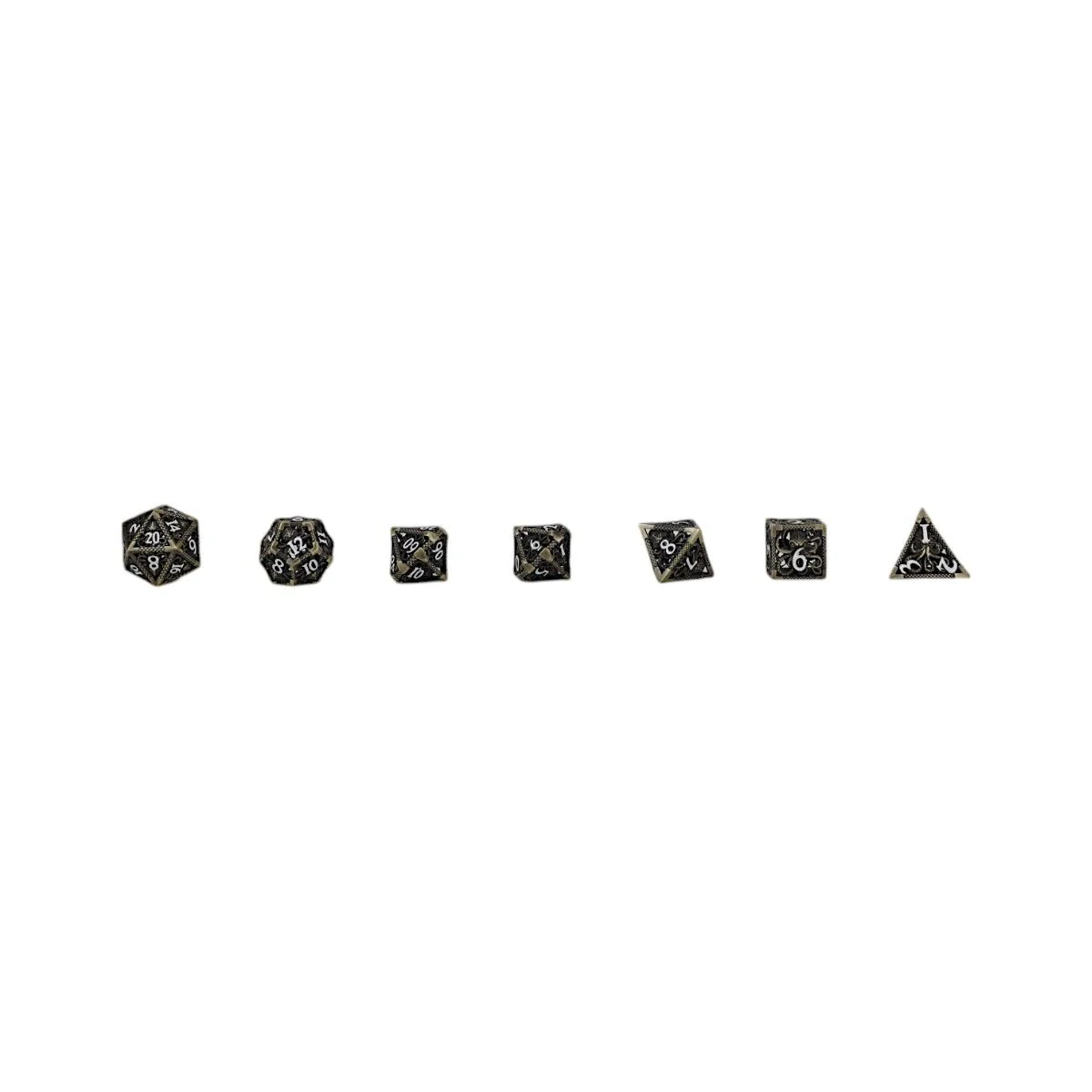 Strange Aeon Dice Set Tarnished Gold - Image 9