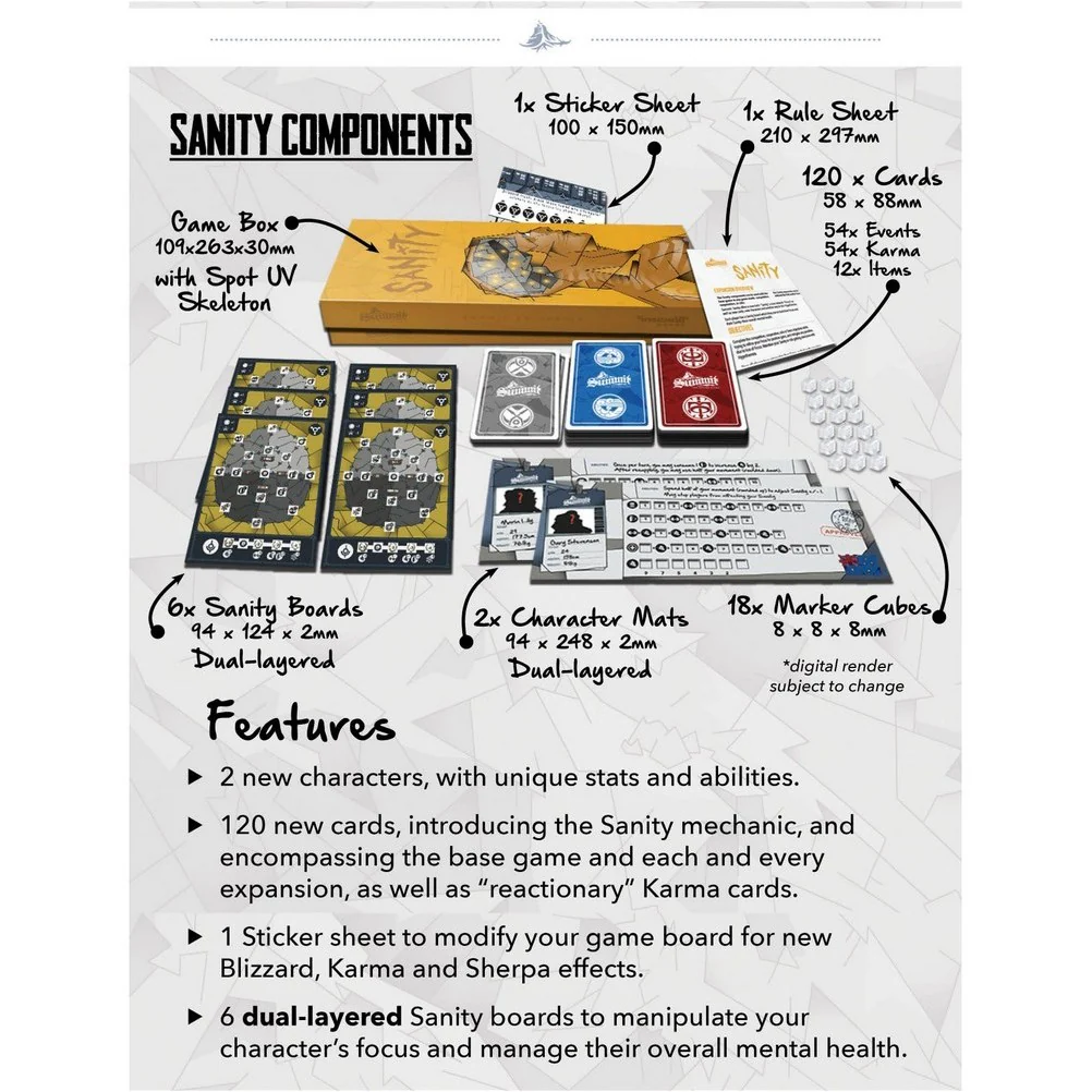 Summit: The Board Game - Sanity Expansion - Image 3