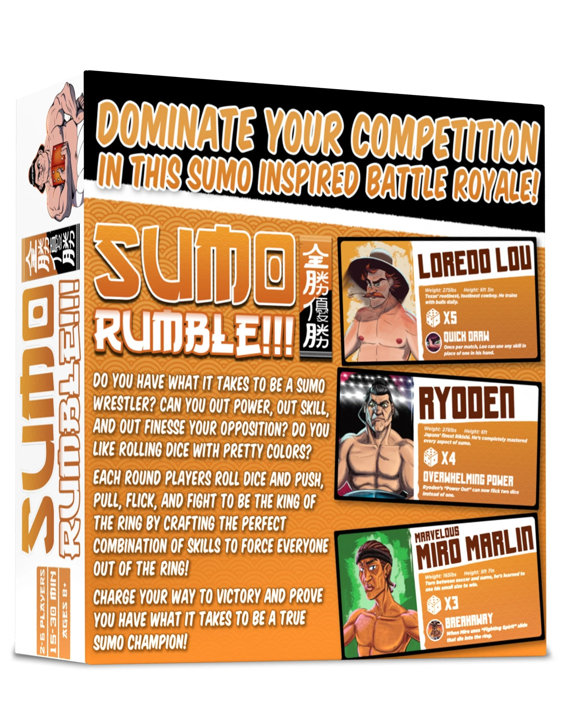 Sumo Rumble!!! Dice 60-Pieces Set - Image 2