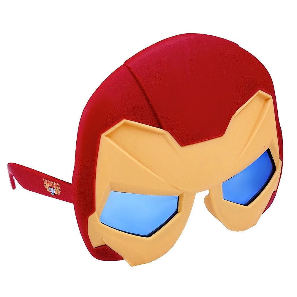 Sun-Staches - Big Characters Marvels Iron Man Sunglasses - Image 2