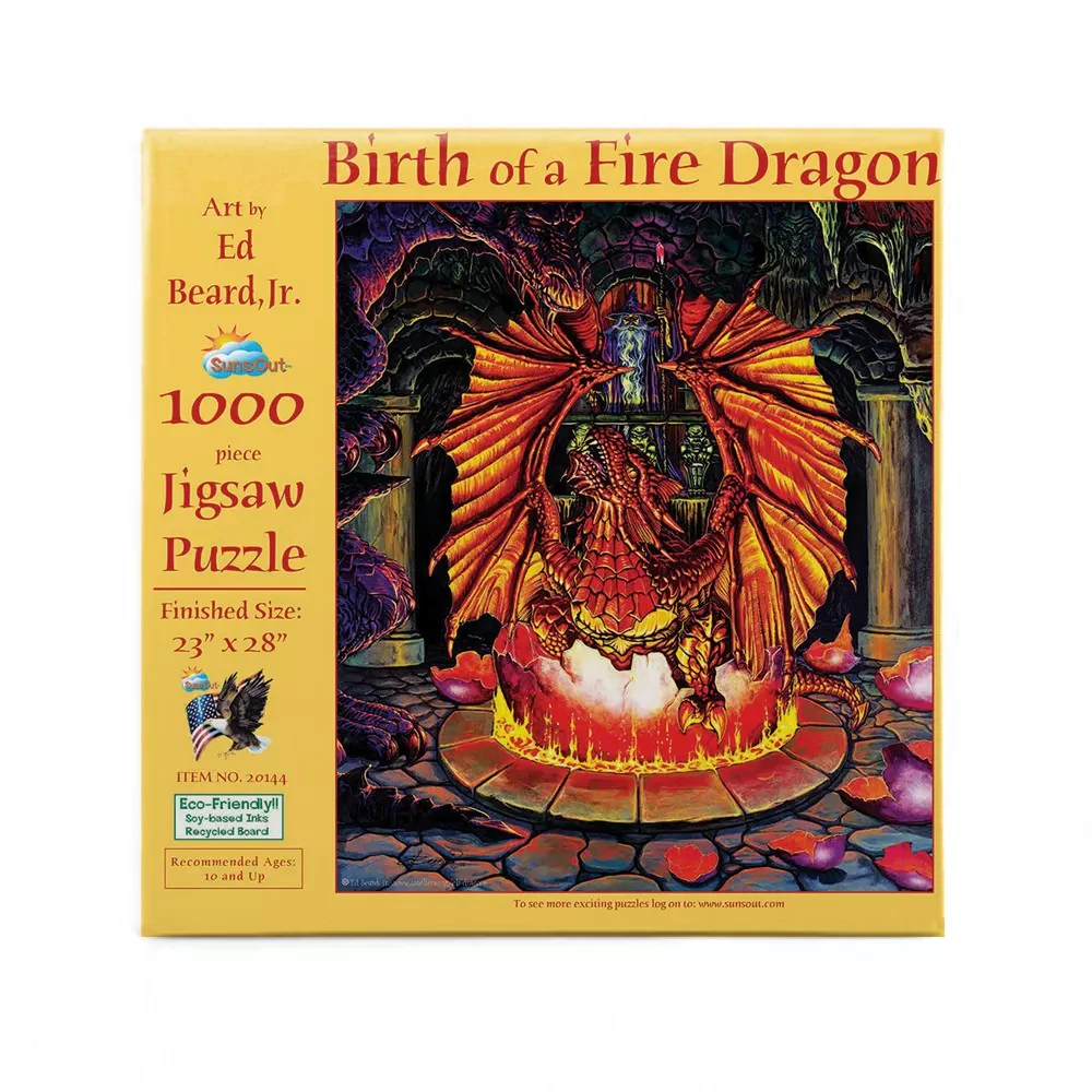 Sunsout - Birth Of A Fire Dragon 1000 Piece Puzzle