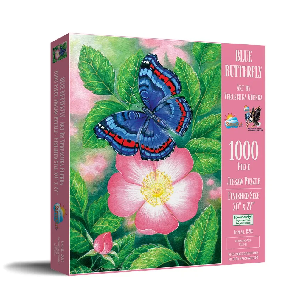Sunsout - Blue Butterfly 1000 Piece Puzzle