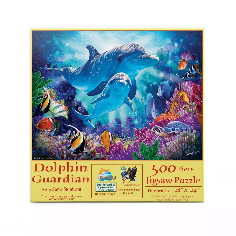 Sunsout - Dolphin Guardian 500 Piece Puzzle