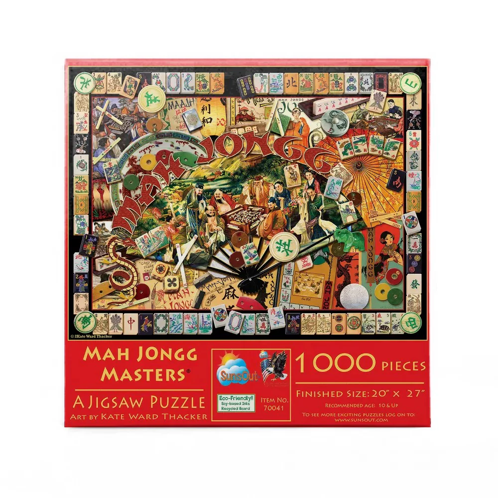 Sunsout - Mah Jongg Masters 1000 Piece Puzzle