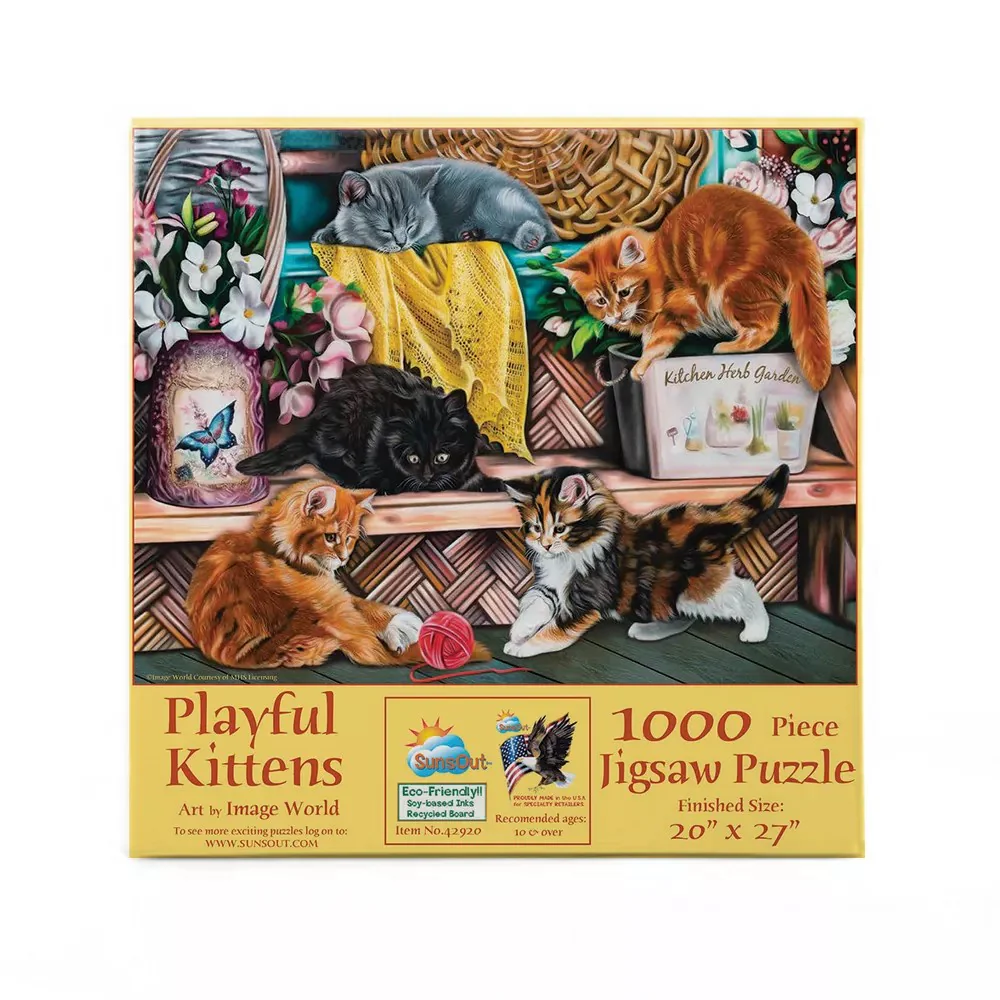 Sunsout - Playful Kittens 1000 Piece Puzzle