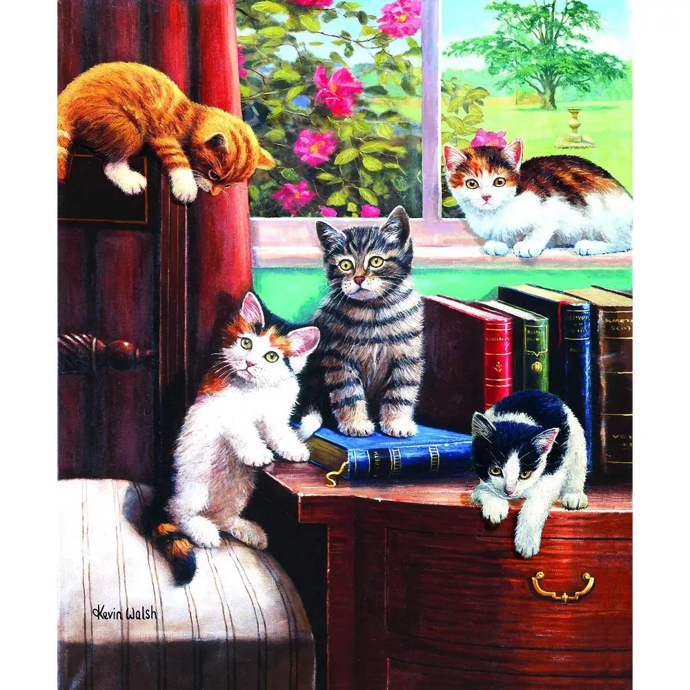 Sunsout - Playtime In The Study 1000 Piece Puzzle