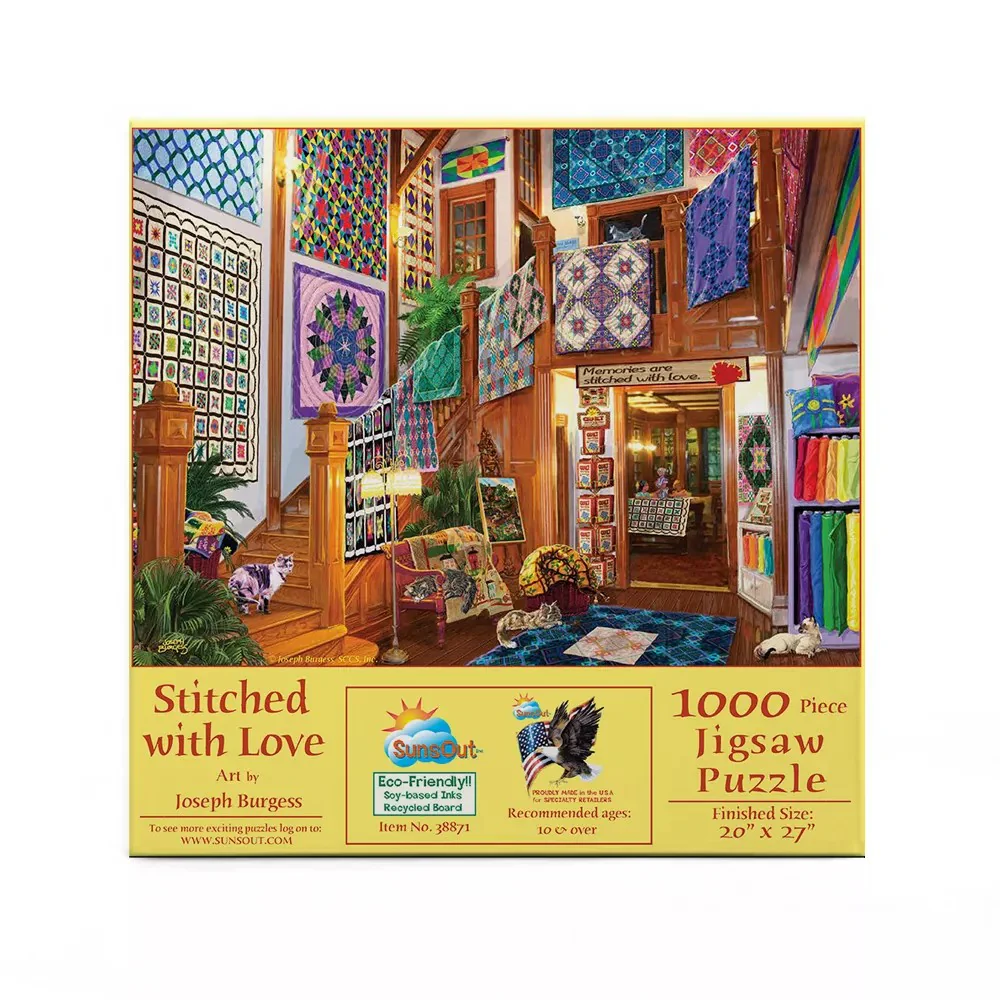 Sunsout - Stitched With Love 1000 Piece Puzzle