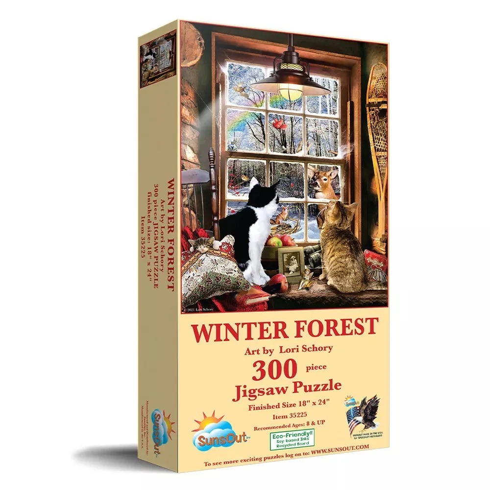Sunsout - Winter Forest 300 Piece Puzzle