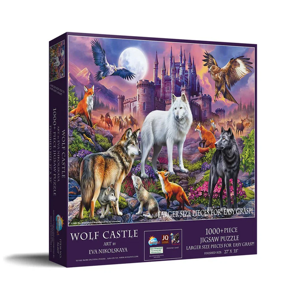 Sunsout - Wolf Castle 1000 Piece Puzzlexl