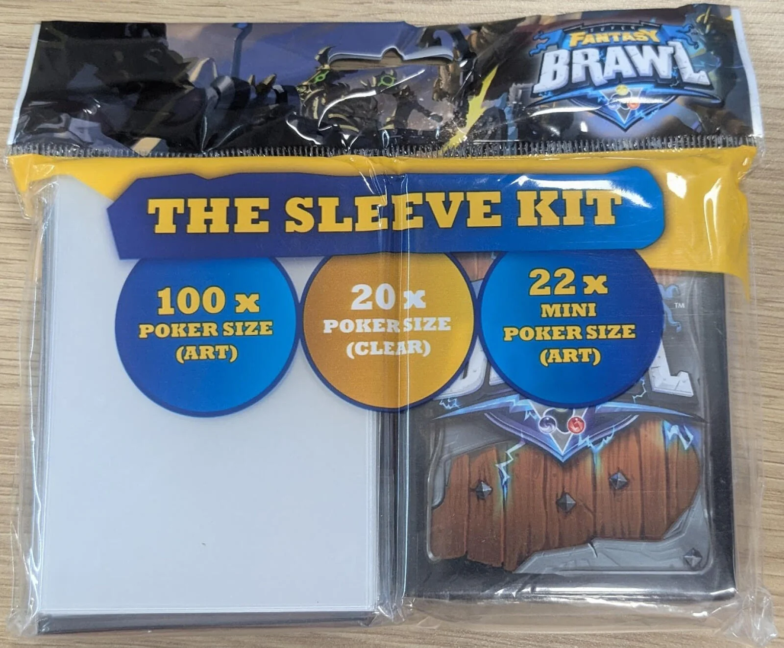 Super Fantasy Brawl Logo Card Sleeves