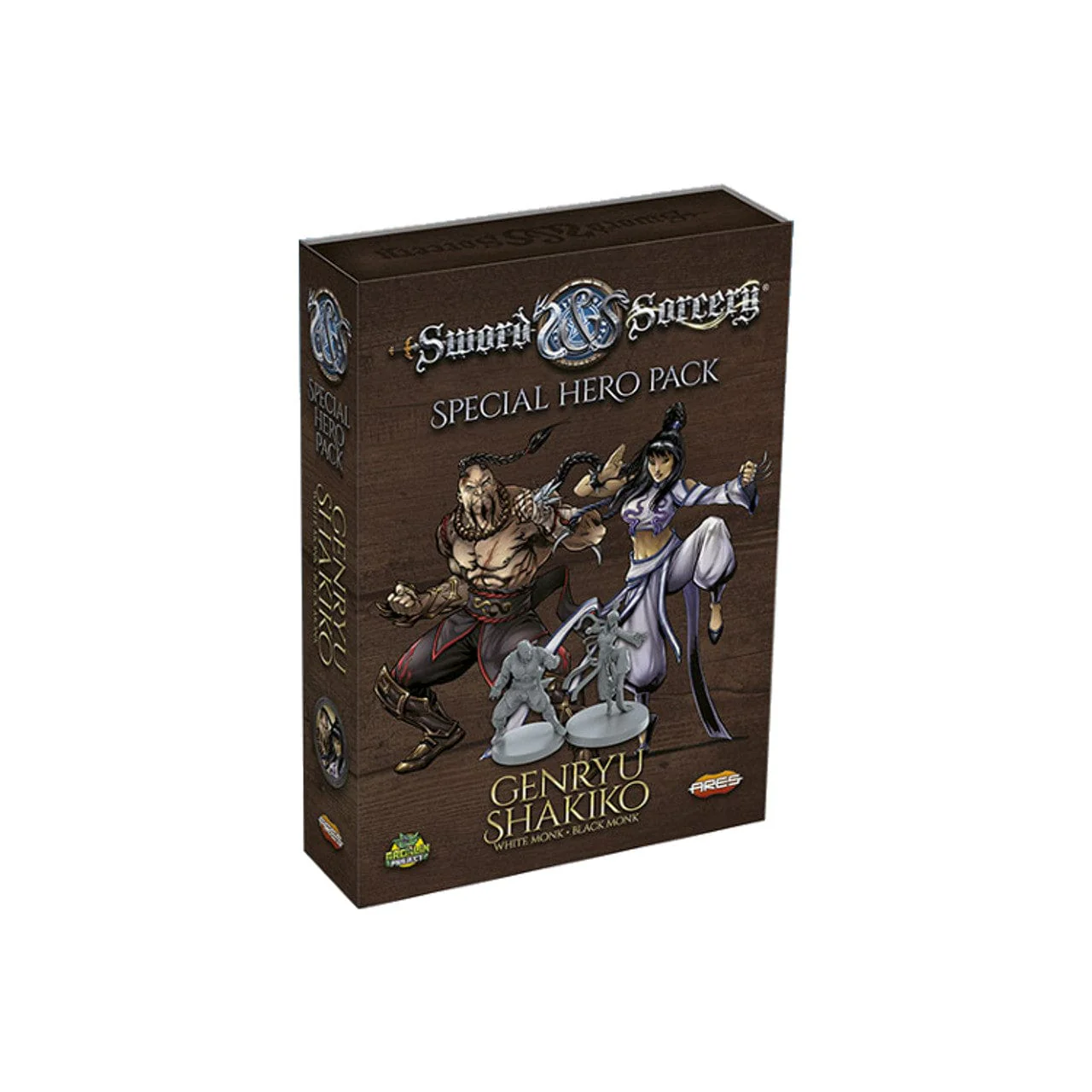 Sword & Sorcery: White/Black Monk – Genryu/Shakiko Hero Pack
