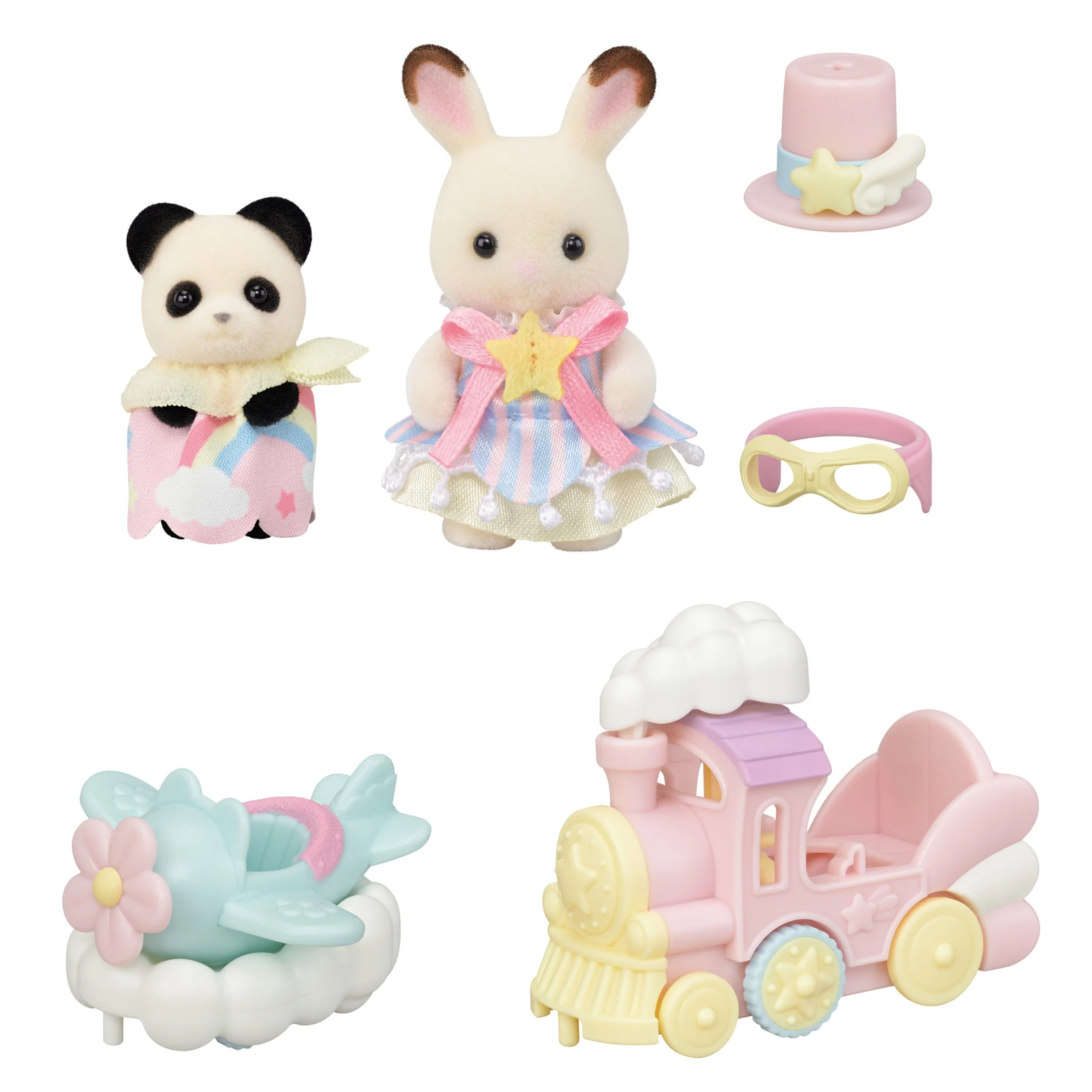 Sylvanian Families - Amusement Park Ride Set -Plane & Train - Image 3