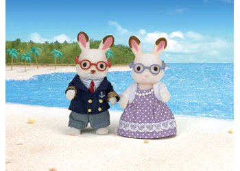 Sylvanian Families - Chocolate Rabbit Grandparents - Image 2