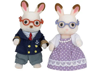 Sylvanian Families - Chocolate Rabbit Grandparents - Image 3