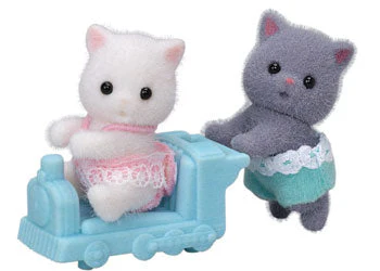 Sylvanian Families - Persian Cat Twins - Image 2