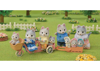 Sylvanian Families - Tandem Cycling Set - Image 4
