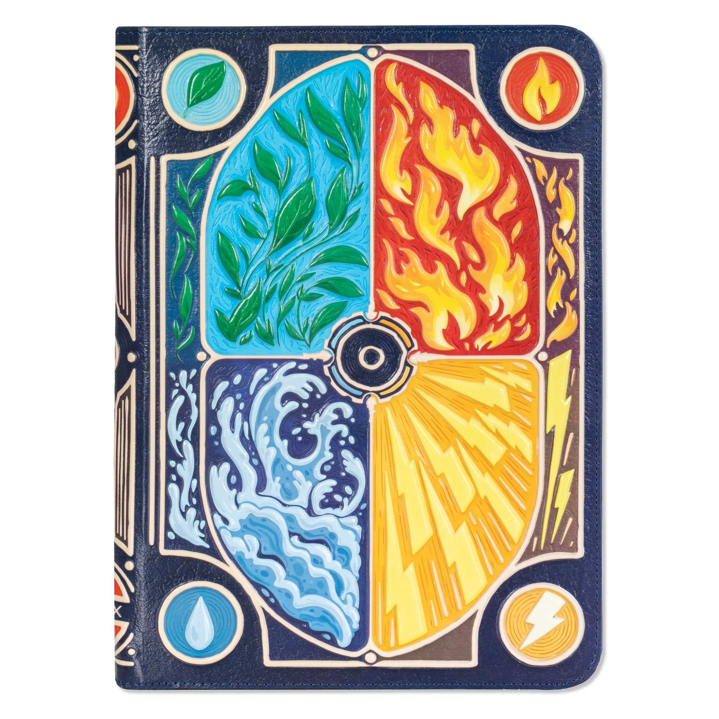 TCG Faux-Leather Elemental Trading Card Binder - 257649
