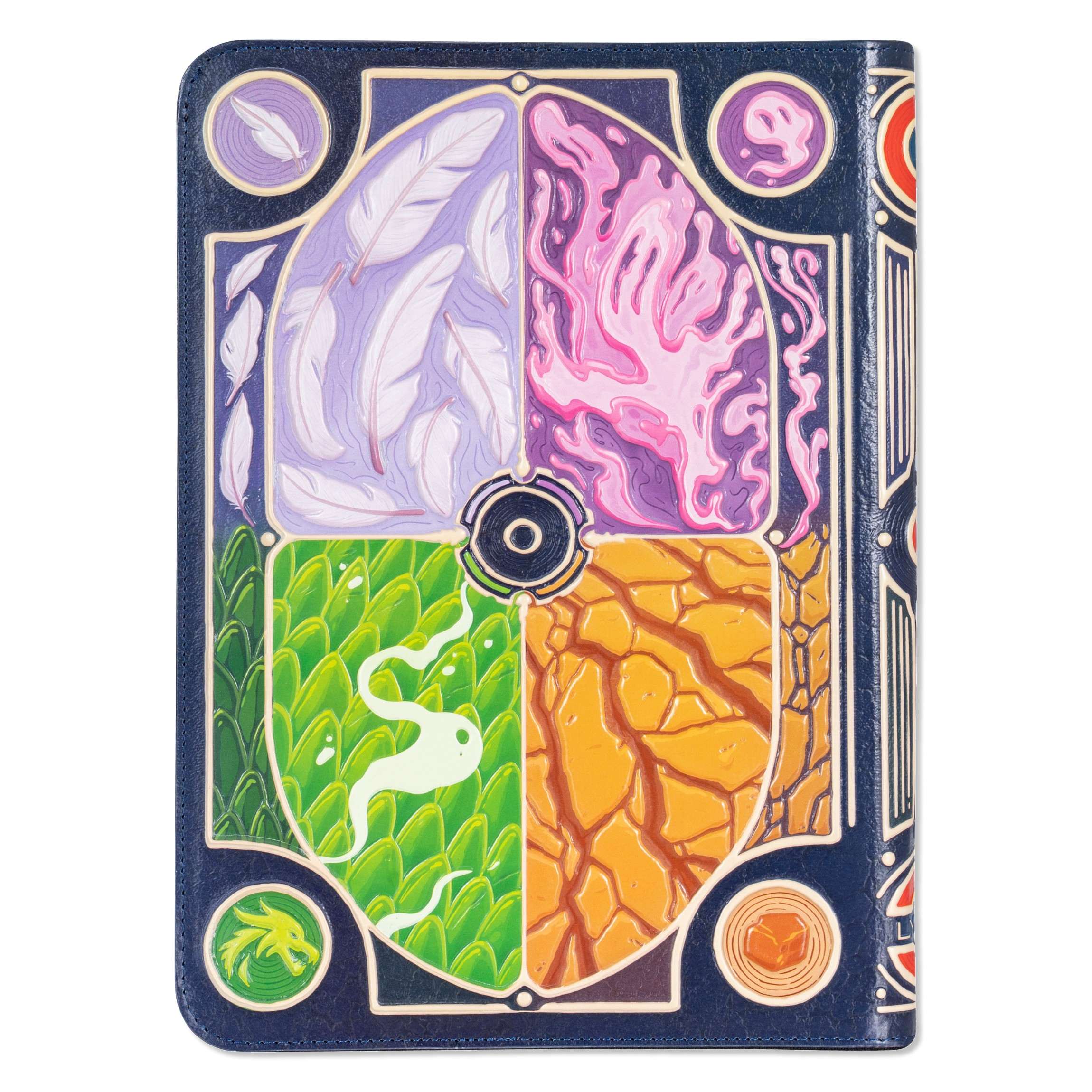 TCG Faux-Leather Elemental Trading Card Binder - 257649 - Image 2