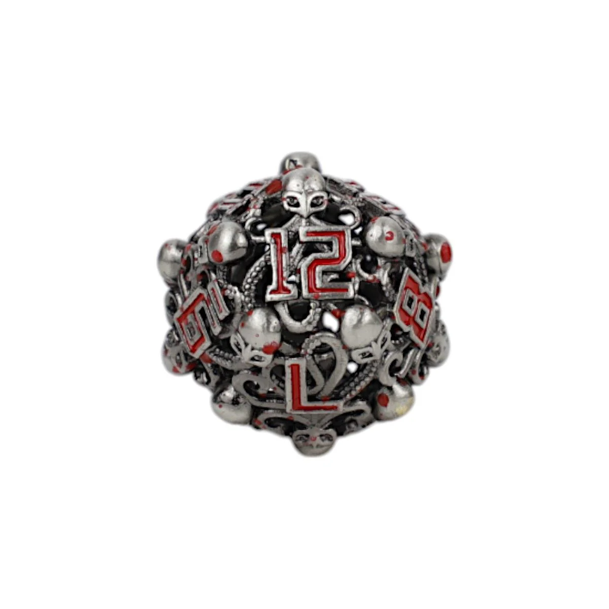 Tentacular Dice Set Bloodied Metal - Image 3
