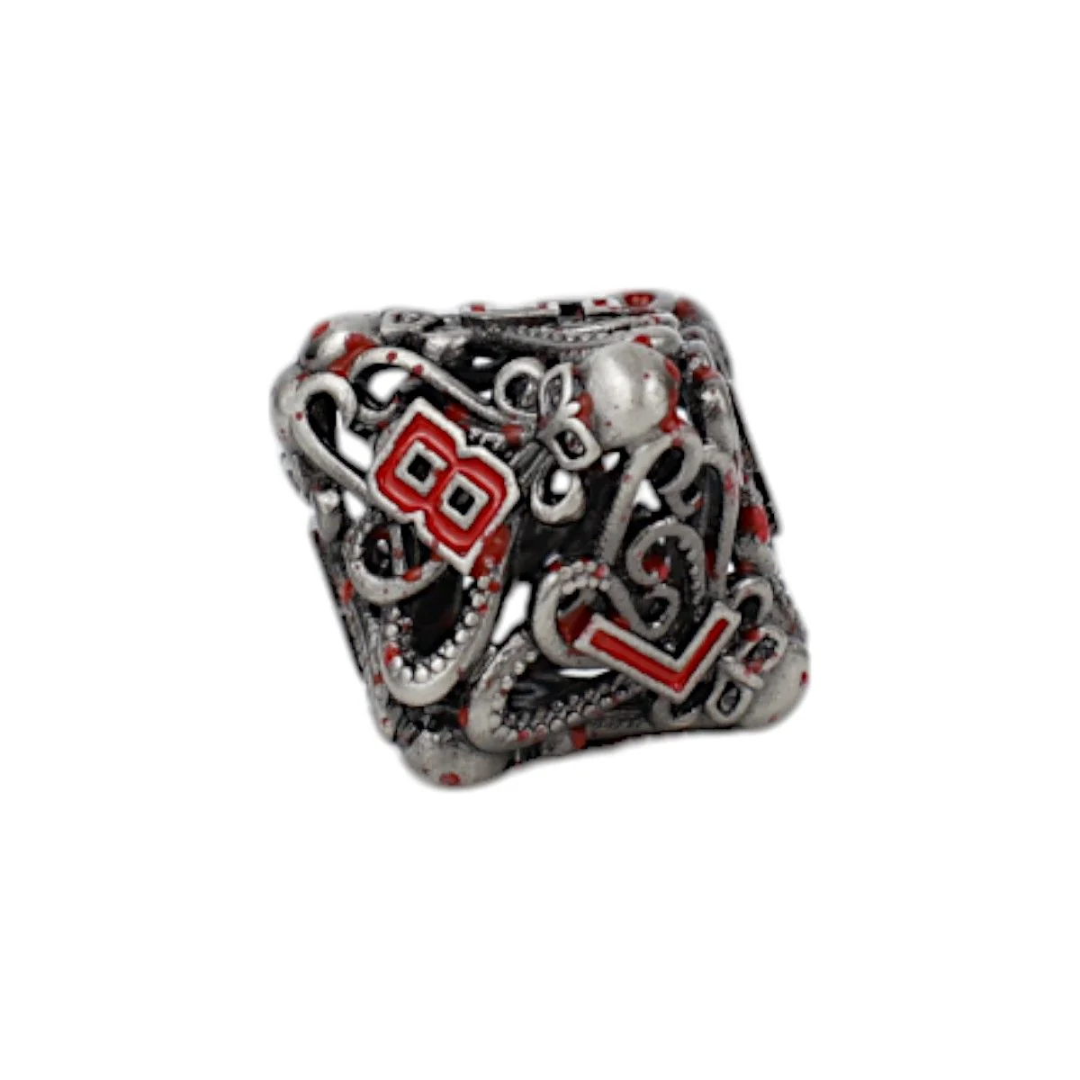 Tentacular Dice Set Bloodied Metal - Image 6