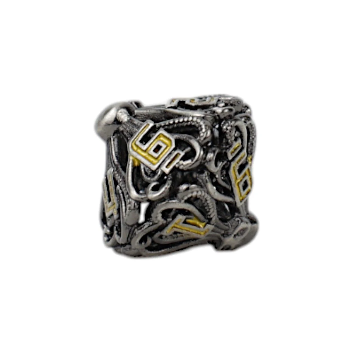 Tentacular Dice Set Chrome/Gold - Image 5