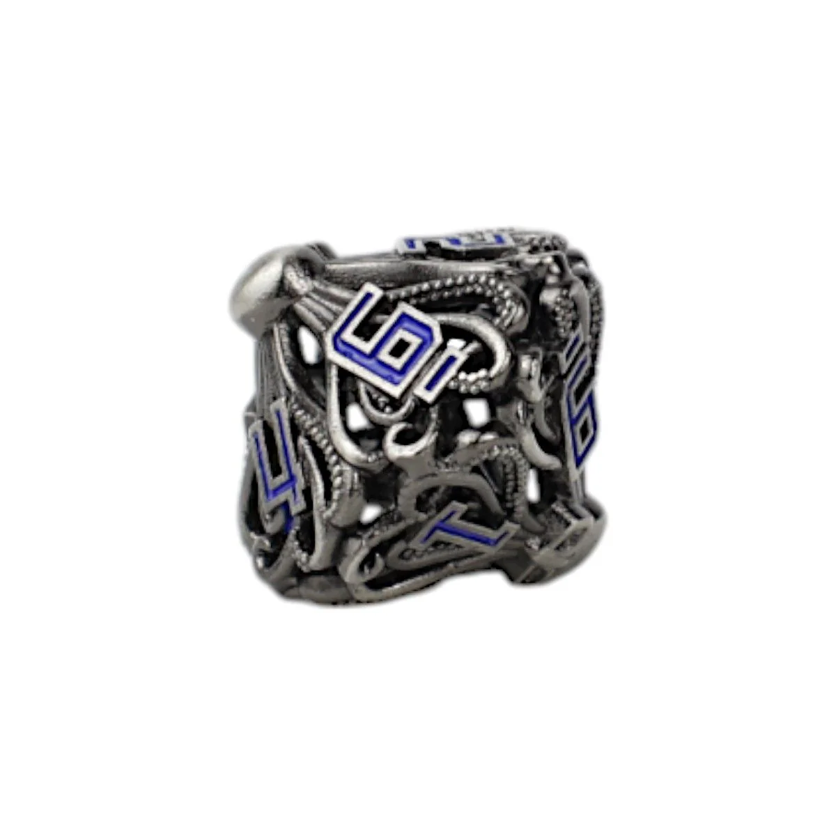 Tentacular Dice Set Steel/Blue - Image 5