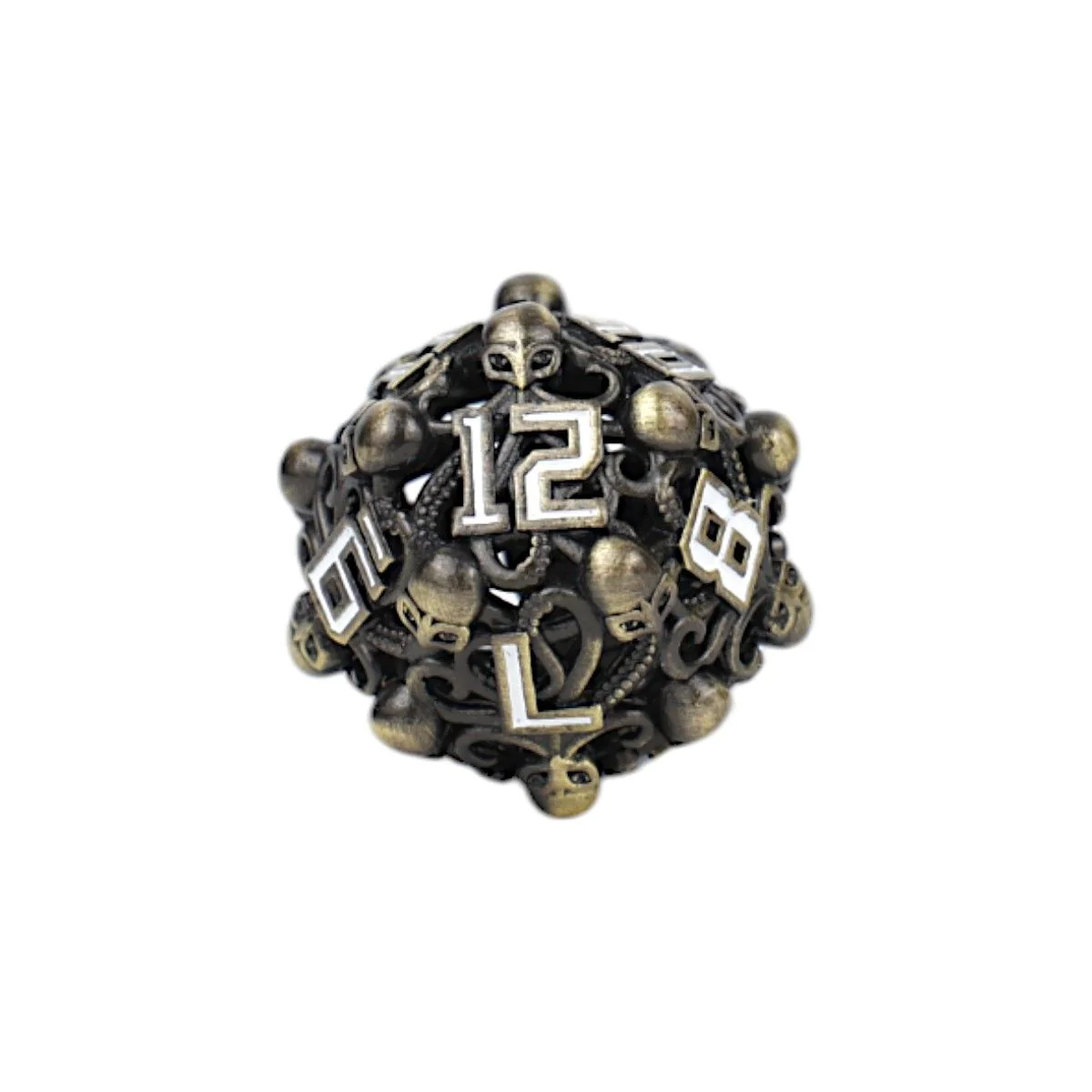 Tentacular Dice Set Tarnished Gold - Image 4