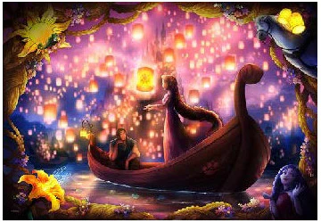 Tenyo Puzzle Disney Rapunzel's Wrapped in Thought - 500 Piece Jigsaw