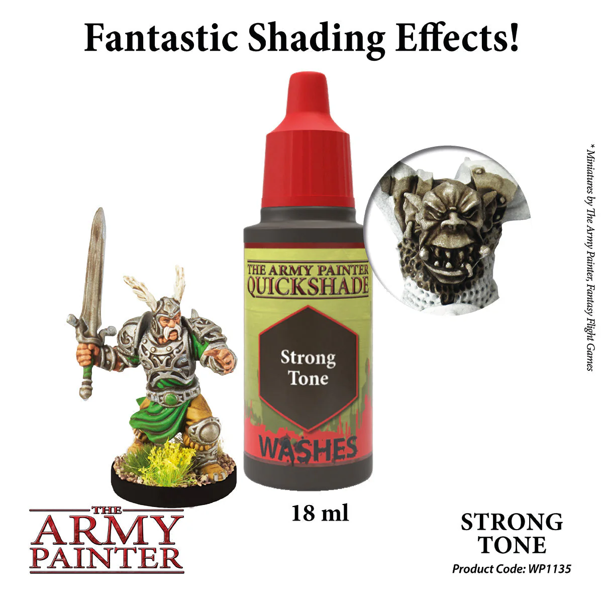 The Army Painter Quickshade Washe 18ml - Strong Tone
