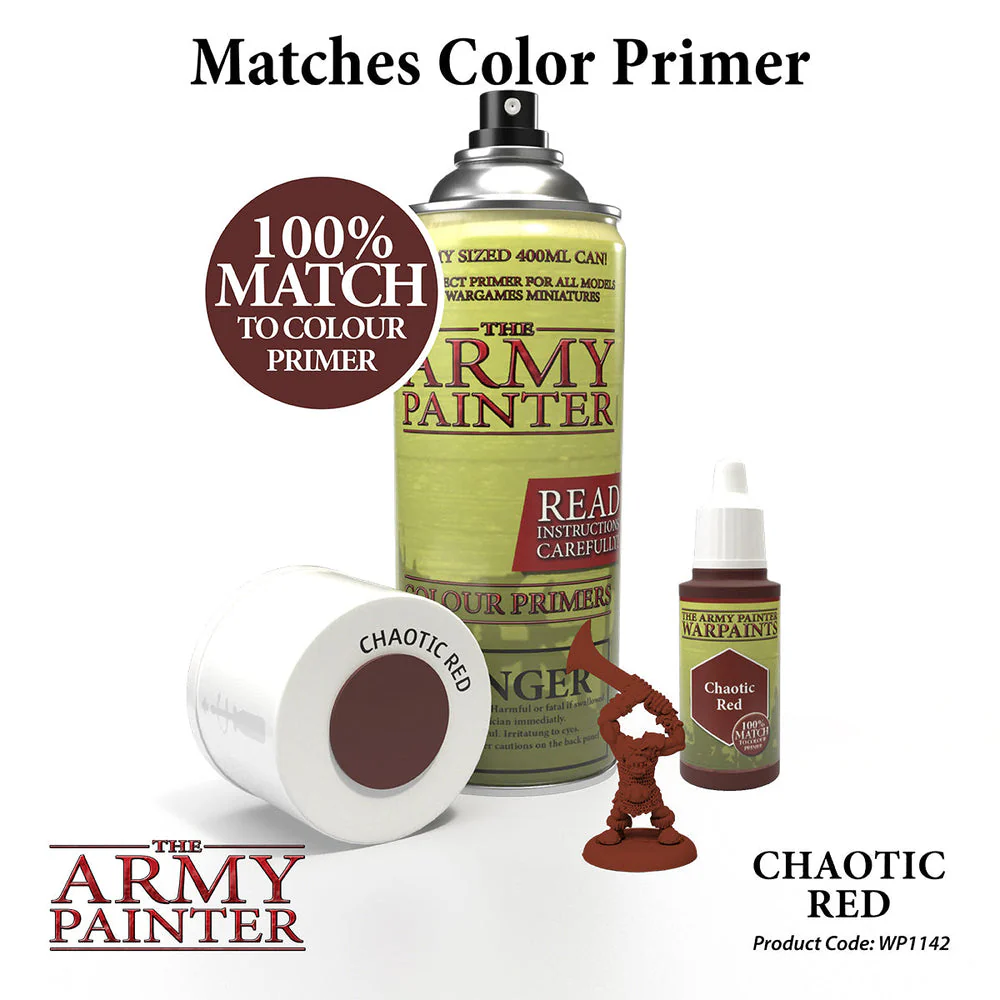 The Army Painter Warpaints Acrylic Paint 18ml - Chaotic Red - Image 4
