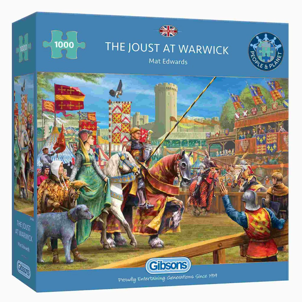 The Joust At Warwick 1000 Piece Puzzle