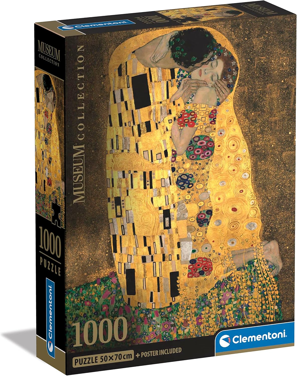 The Kiss KLIMT 1000 Piece Jigsaw (Museum Compact)