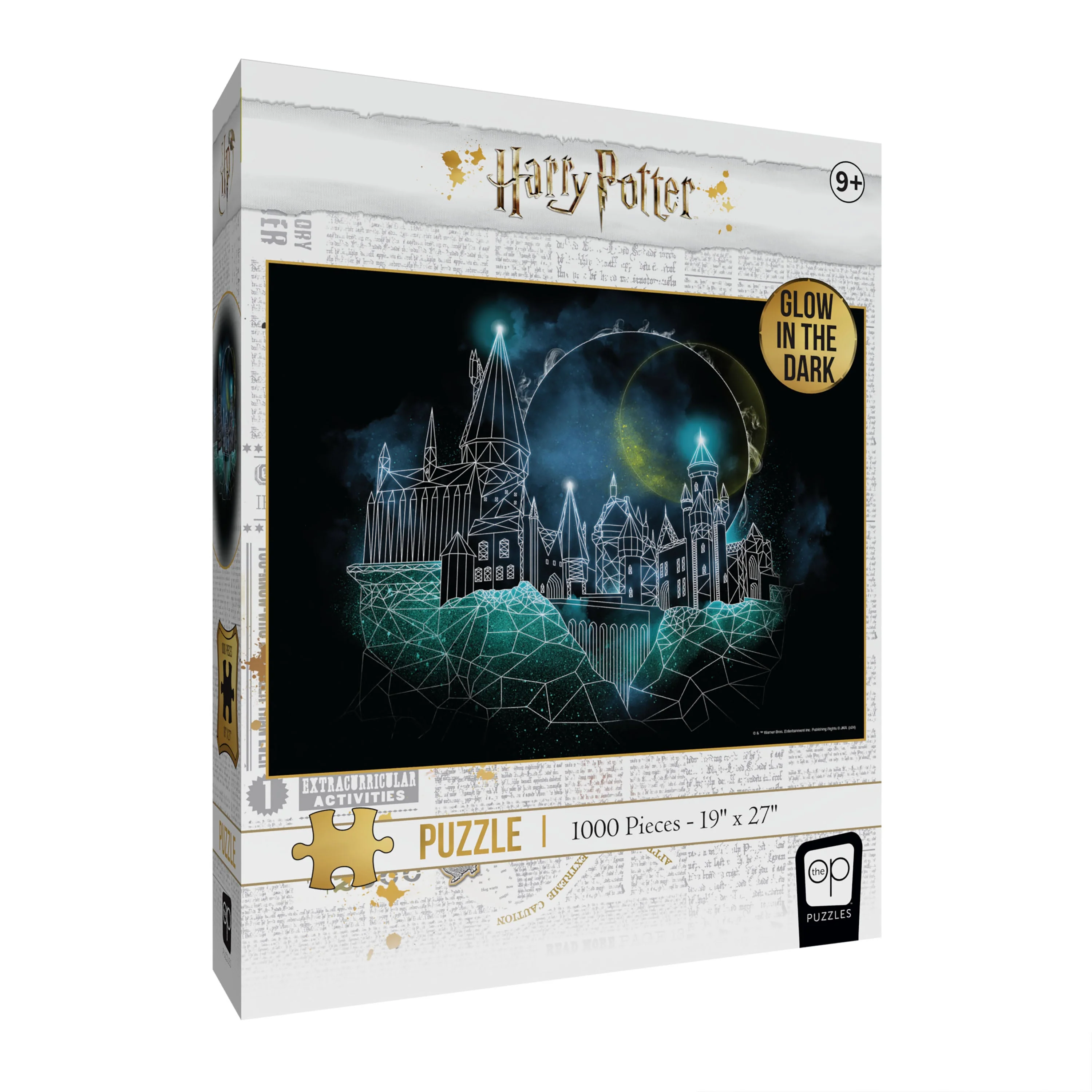 The Op Games Harry Potter: Magic of Hogwarts Glow-in-the-Dark Puzzle - 1000 Piece Jigsaw