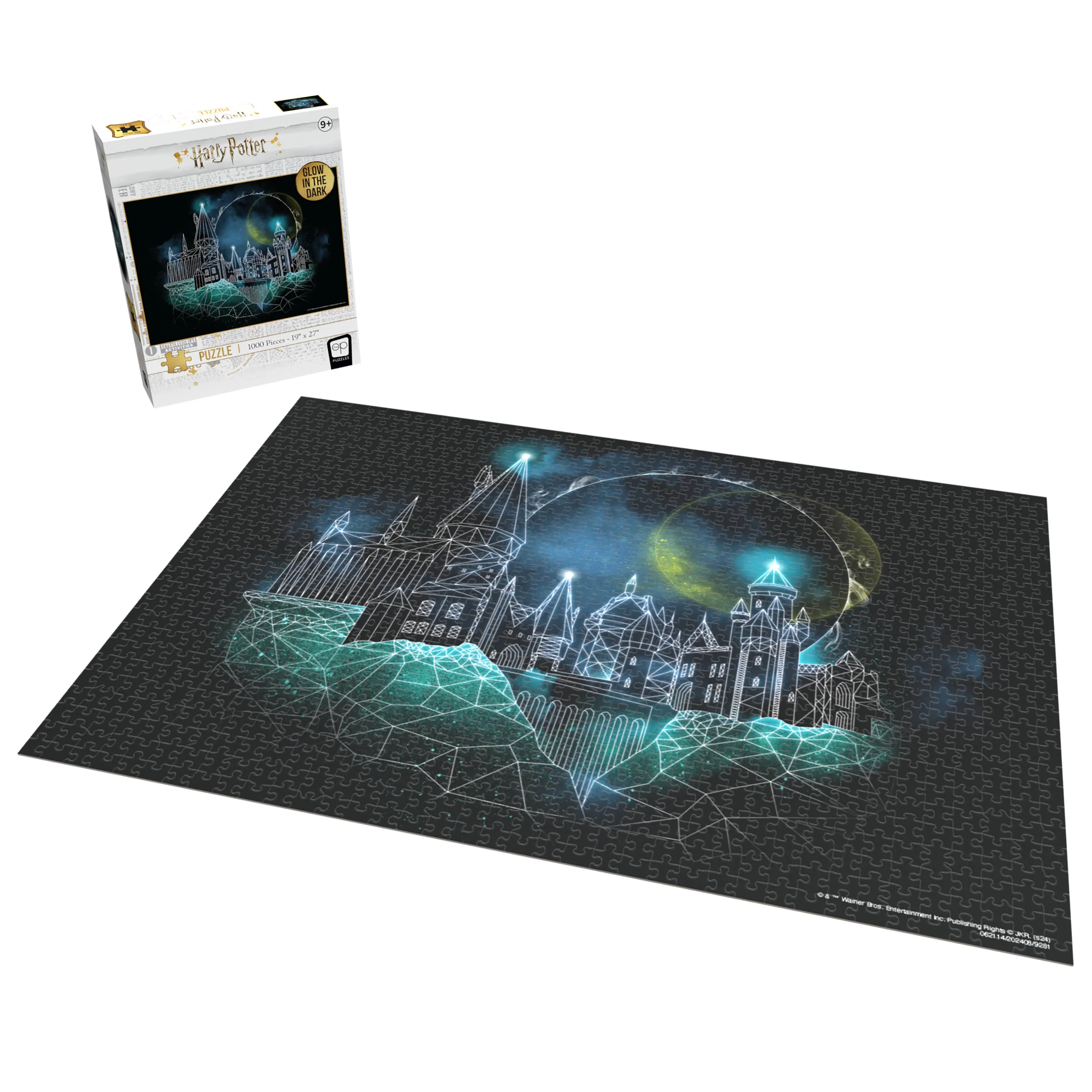 The Op Games Harry Potter: Magic of Hogwarts Glow-in-the-Dark Puzzle - 1000 Piece Jigsaw - Image 4