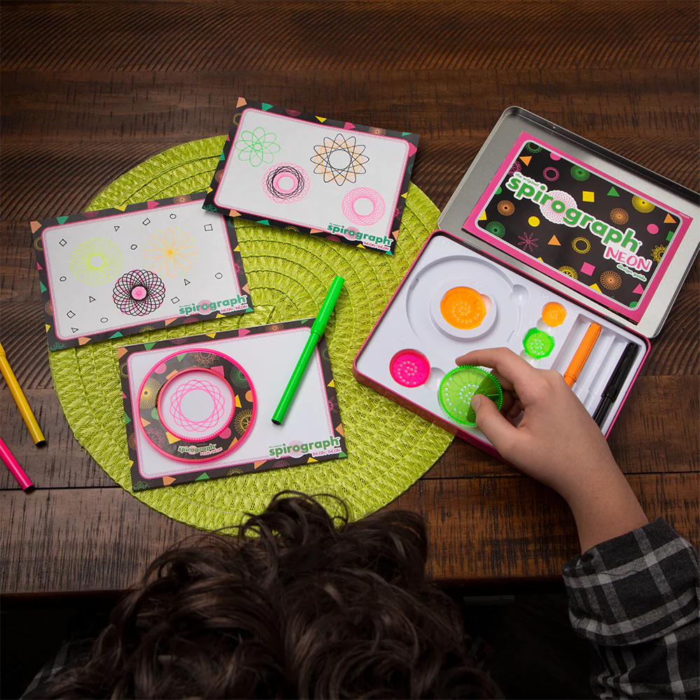 The Original Spirograph Neon Tin - Image 4