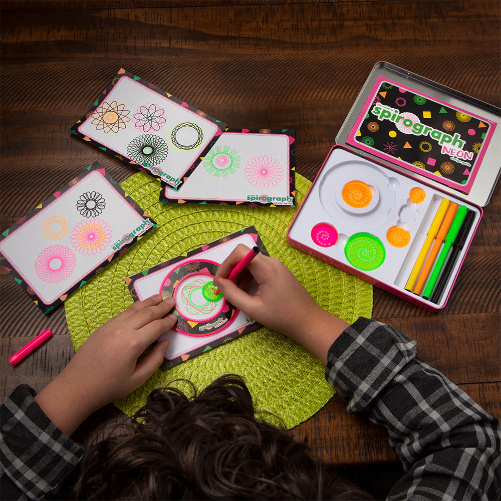 The Original Spirograph Neon Tin - Image 5