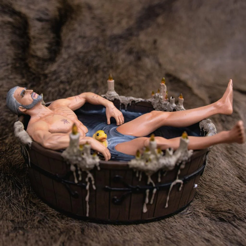 The Witcher 3 - Geralt in the Bath Statuette - Image 3