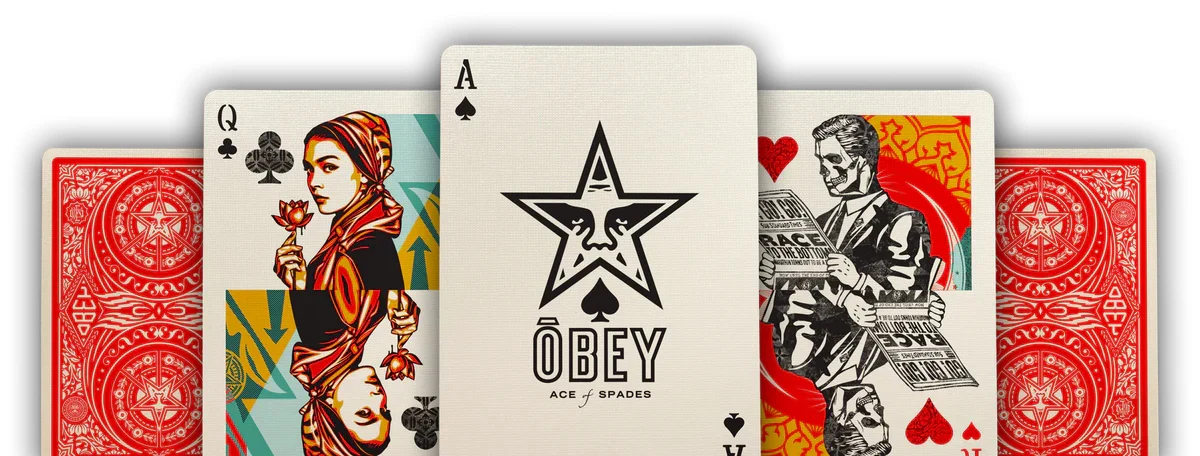 Theory 11 - Obey Red Edition Playing Cards - Image 3