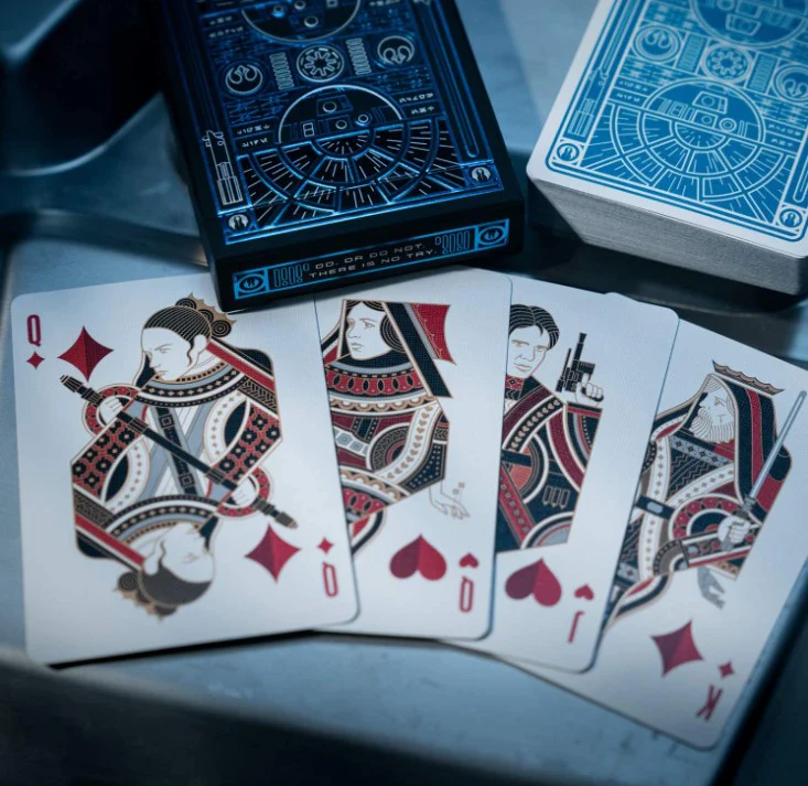 Theory 11 - Star Wars Light Side (Blue) Playing Cards - Image 4