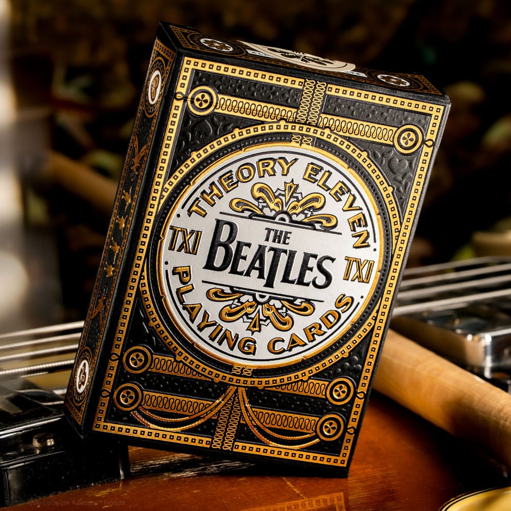 Theory 11 - The Beatles Special Edition Playing Cards - Black - Image 2