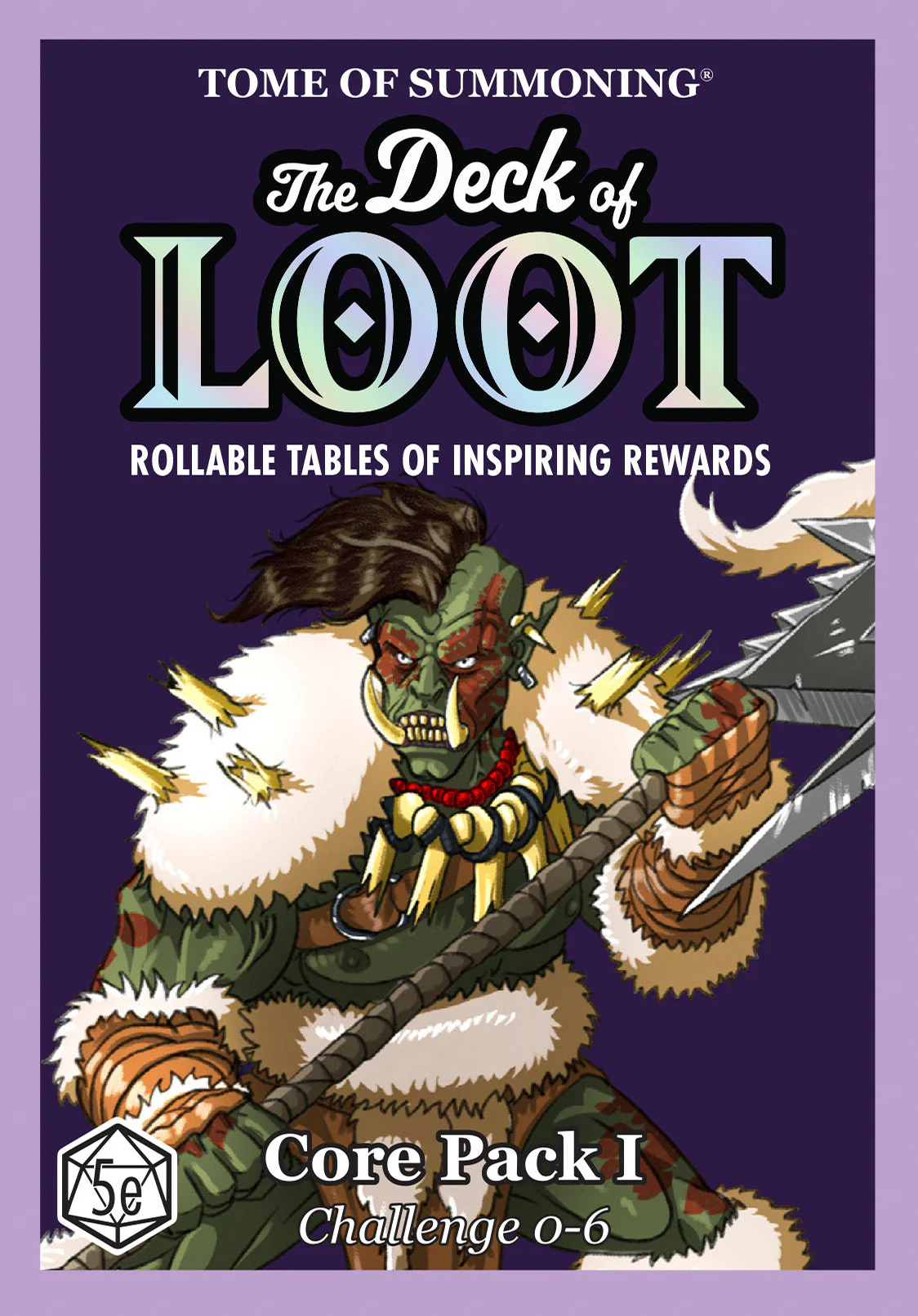 Tome of Summoning The Deck of Loot: Core Pack 1 - CR 0-6 RPG Reference Cards