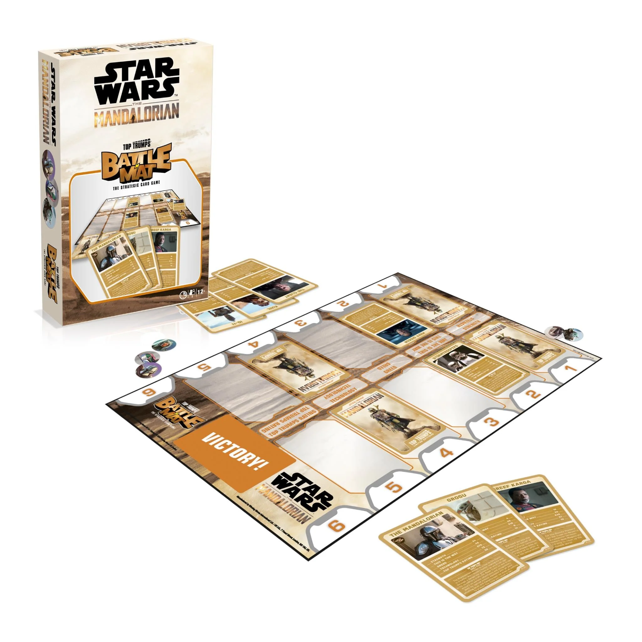 Top Trumps Star Wars: The Mandalorian Battle Mat Card Game - Image 3