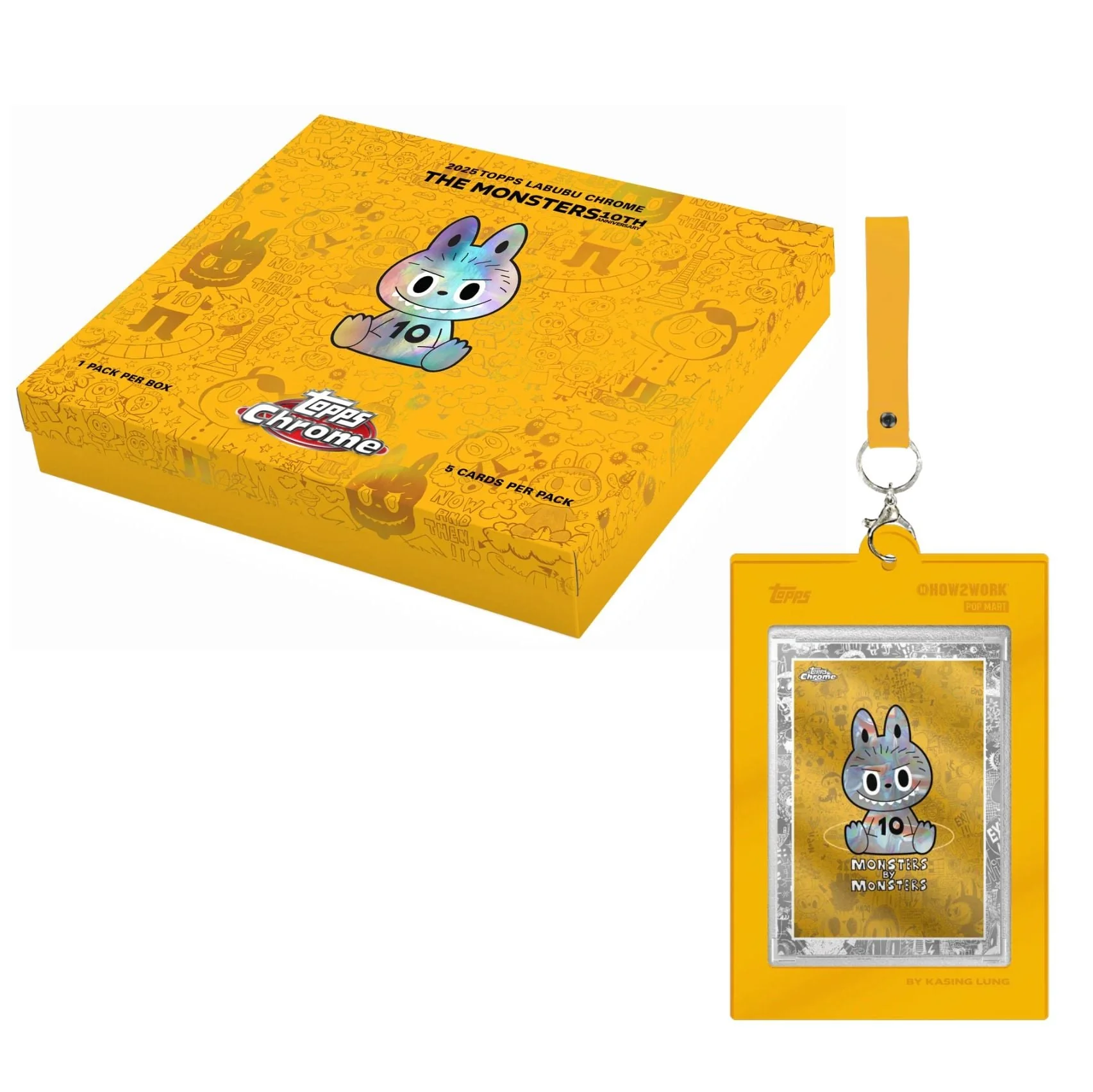 Topps 2025 Labubu Chrome 10th Anniversary
