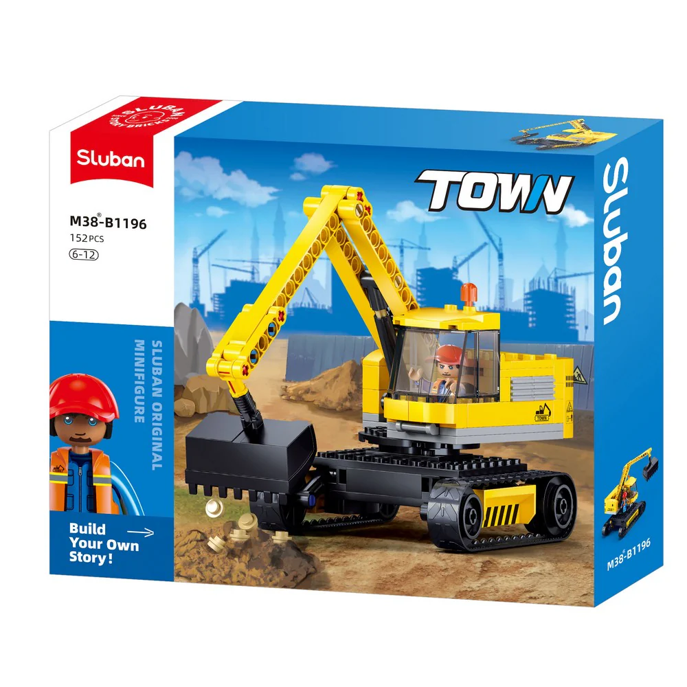 Town Excavator 152 Pieces