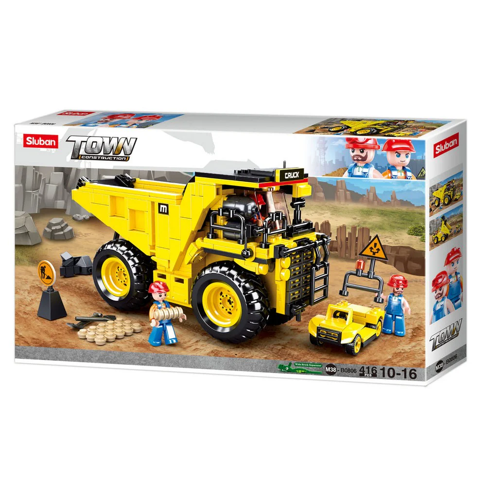 Town Mining Dump Truck 416 Pieces