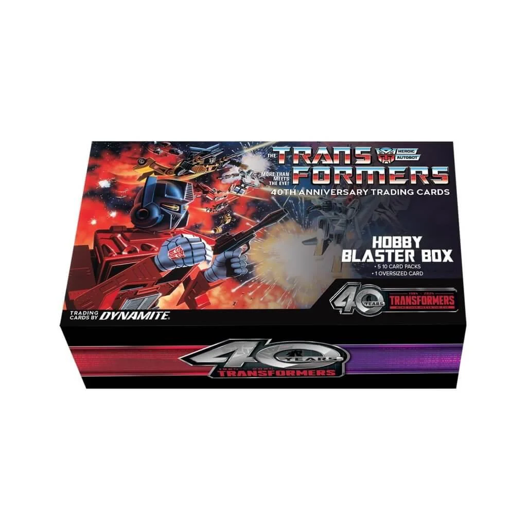 Transformers 40th Anniversary Collector's Trading Cards Blaster Box