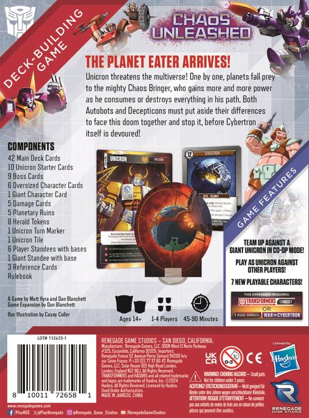 Transformers Deck Building Game - Chaos Unleashed Expansion - Image 2
