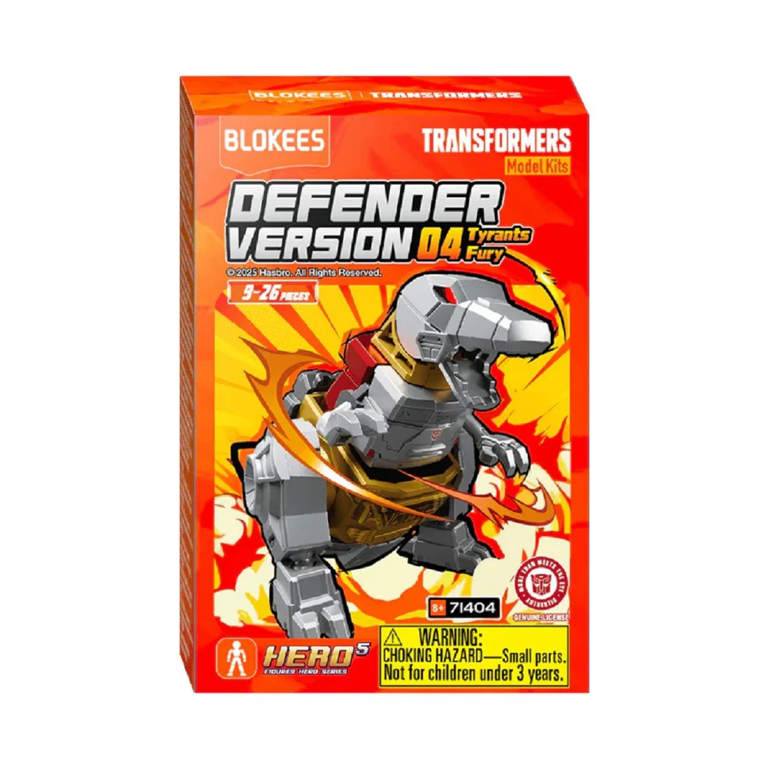 Transformers DV04 Tyrants Fury (Blind box) Blokees Display - Image 2